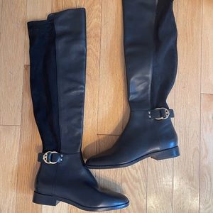 Tory Burch tall boots. Color black. Size 8.